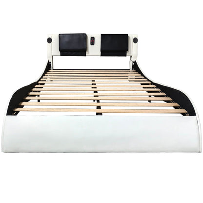 Platform Bed Frame With LED Lighting, tooth Music, Vibration Massage - The Sleep Loft - Online Mattress Showroom NYC