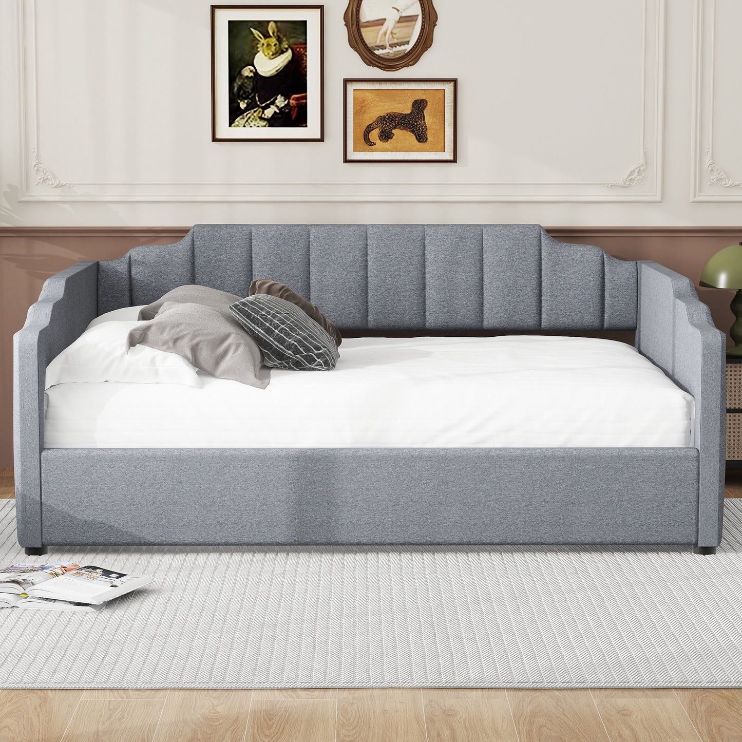 Modern Upholstered Daybed With Underneath Storage - The Sleep Loft - Online Mattress Showroom NYC
