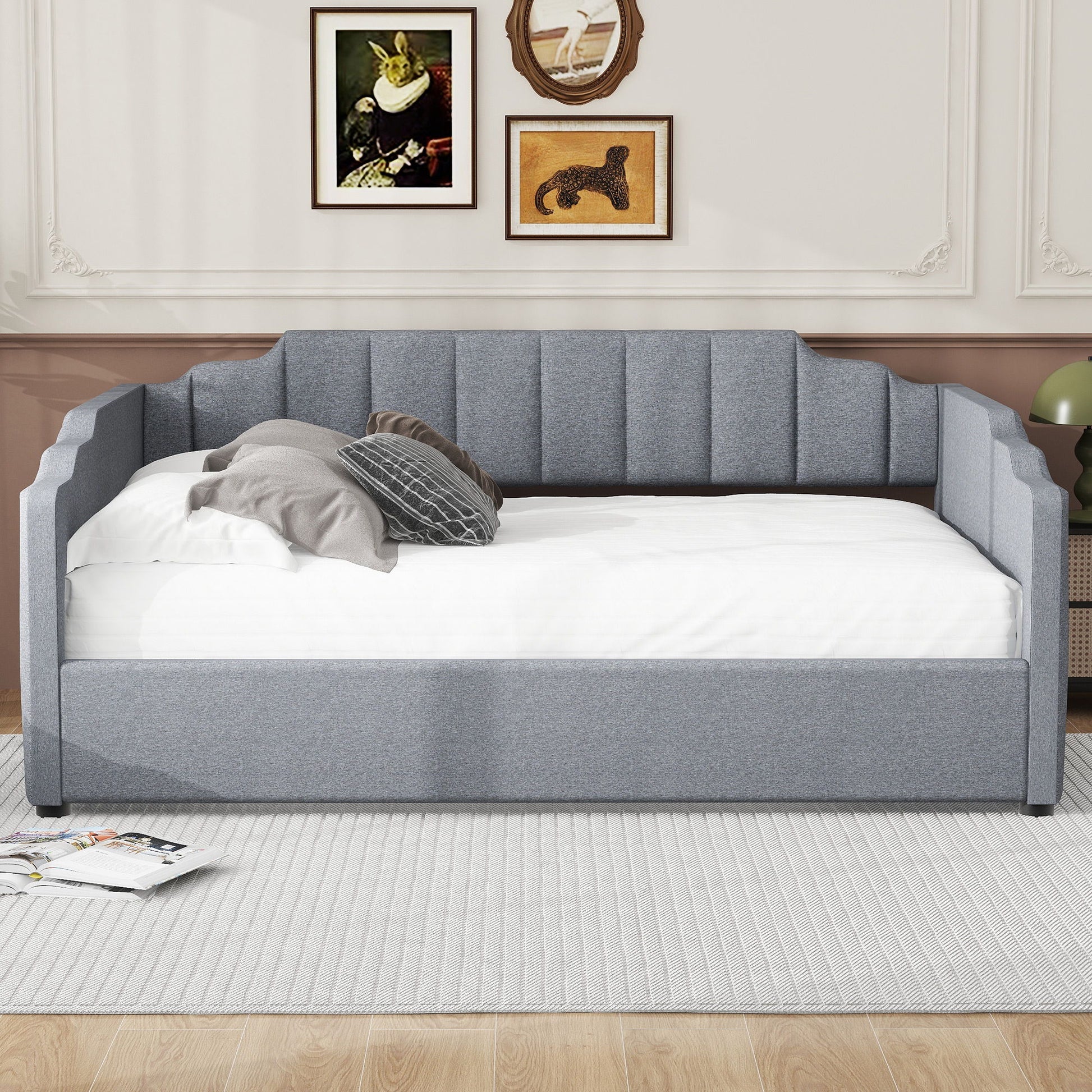 Modern Upholstered Daybed With Underneath Storage - The Sleep Loft - Online Mattress Showroom NYC