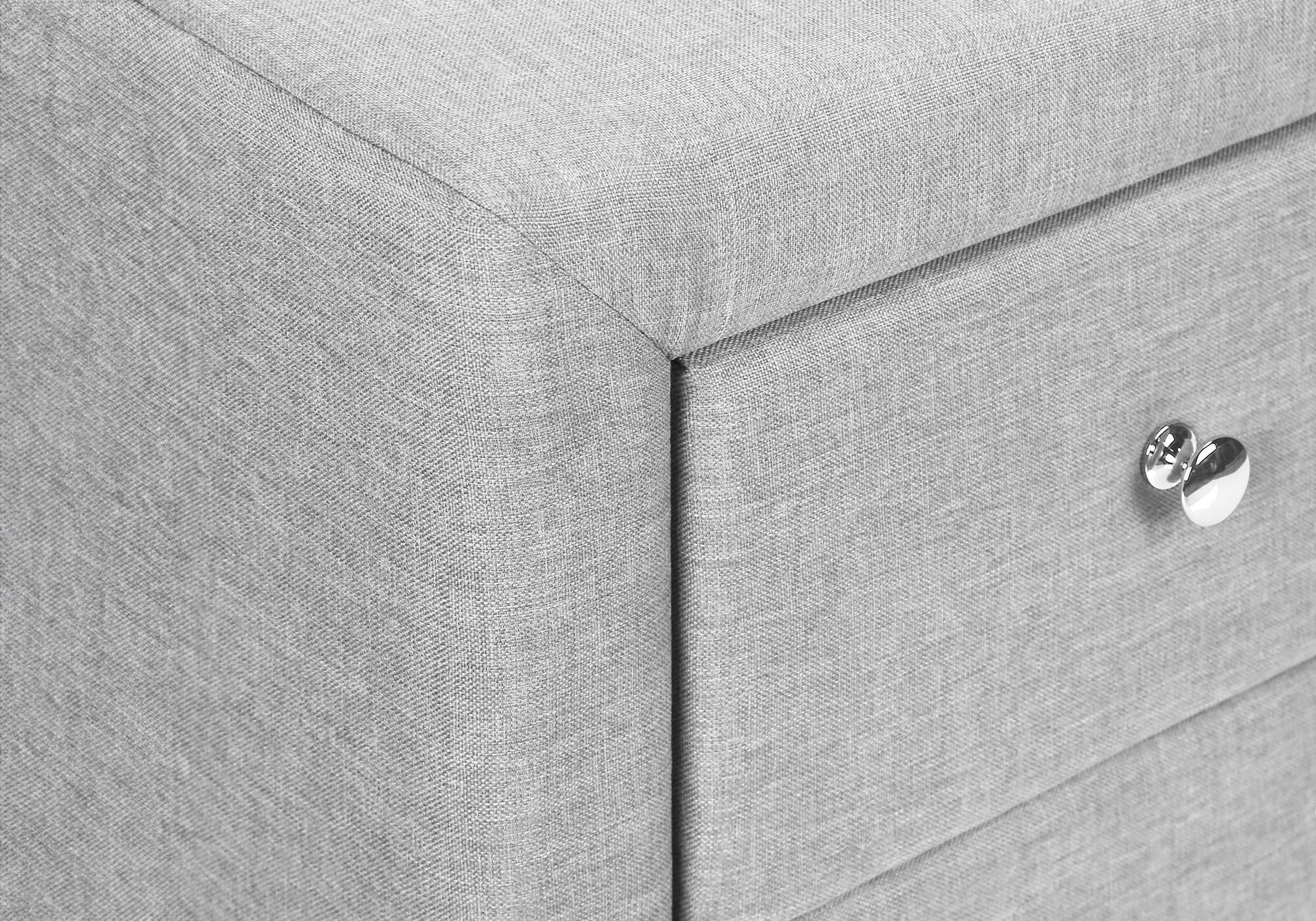 Nightstand, Storage Drawer Versatile Use, Upholstered, Transitional - The Sleep Loft - Online Mattress Showroom NYC