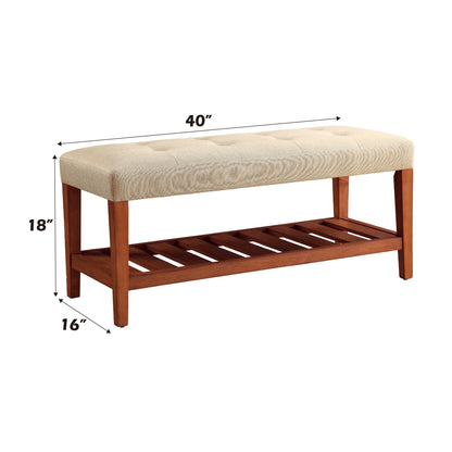 Charla - Upholstered Bench - The Sleep Loft - Online Mattress Showroom NYC