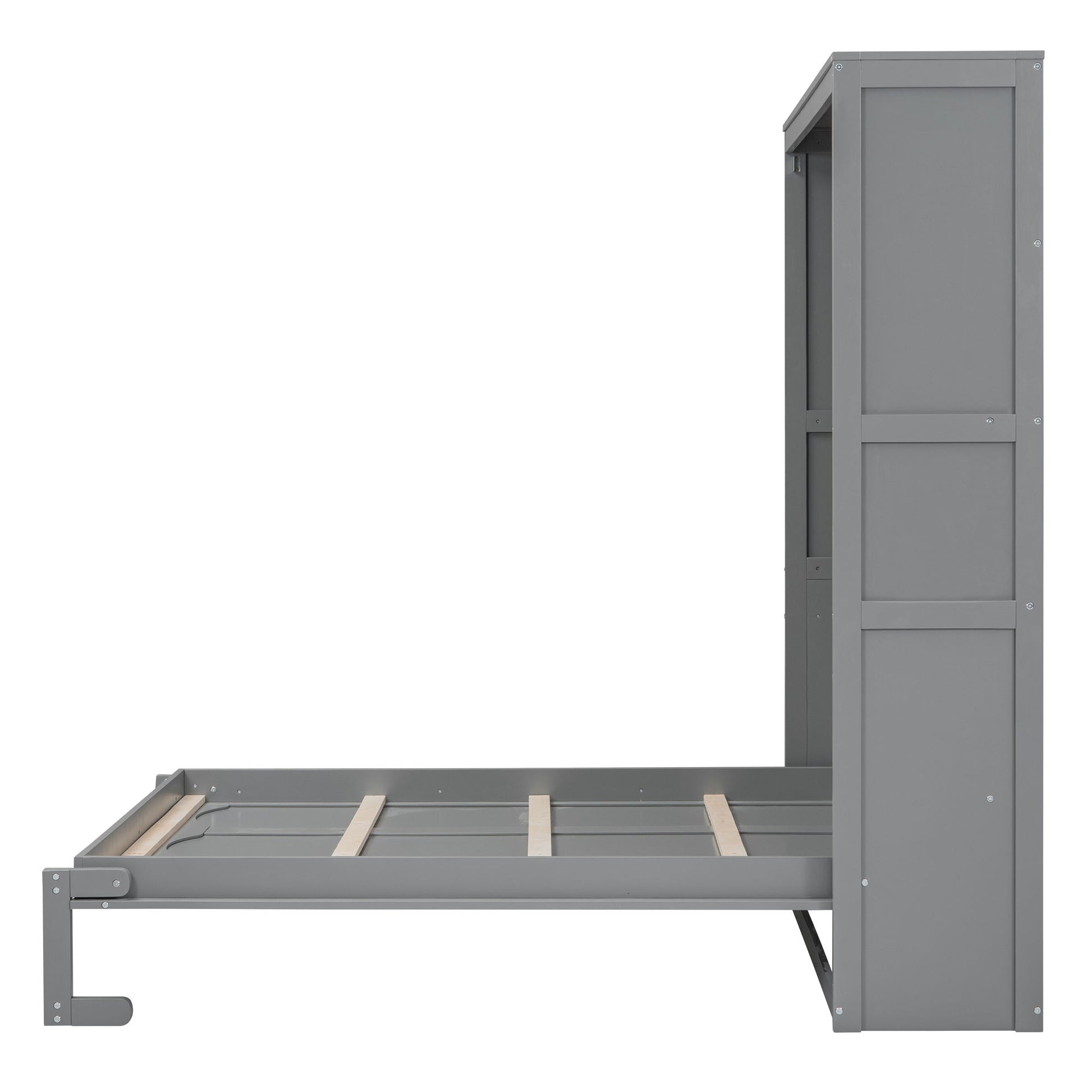 Murphy Wall Bed With Shelves, Space Saving - The Sleep Loft - Online Mattress Showroom NYC