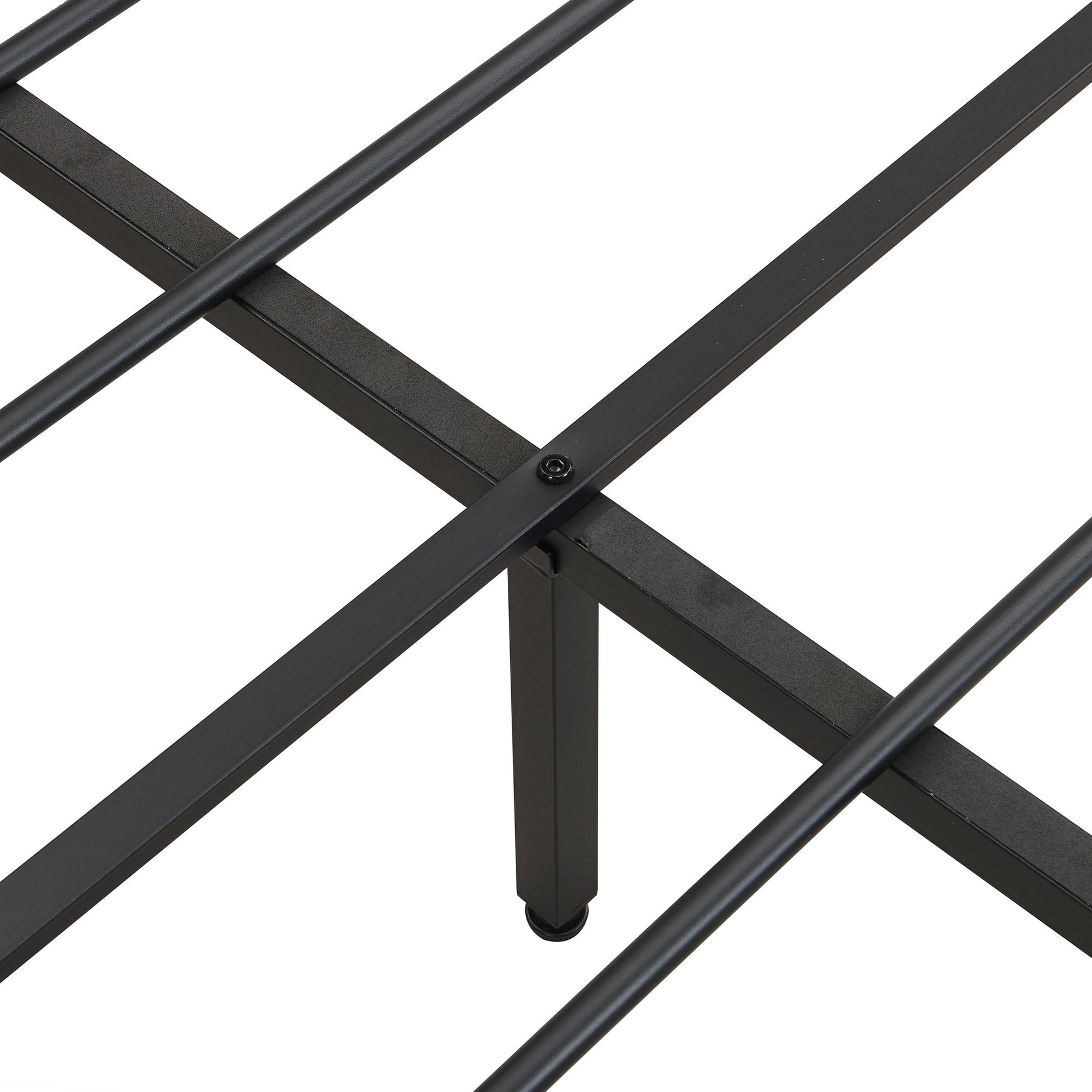 Modern Bed Frame With LED Lights, Upholstered Headboard, USB Charging - The Sleep Loft - Online Mattress Showroom NYC