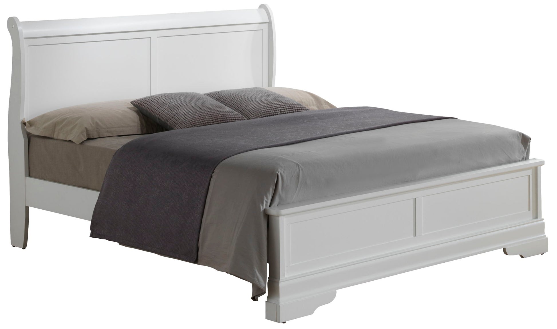 Sleigh Bed With Low Footboard - The Sleep Loft - Online Mattress Showroom NYC