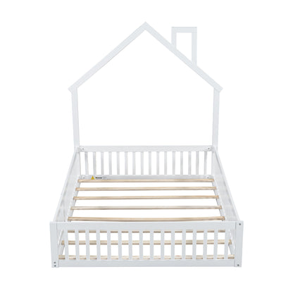 House Platform Bed With Guardrail - The Sleep Loft - Online Mattress Showroom NYC