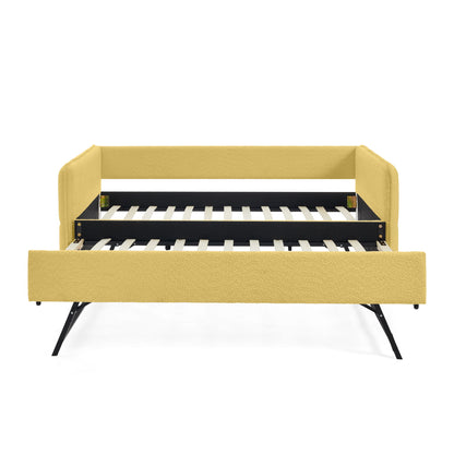 Upholstered Daybed With Pop Up Trundle - The Sleep Loft - Online Mattress Showroom NYC