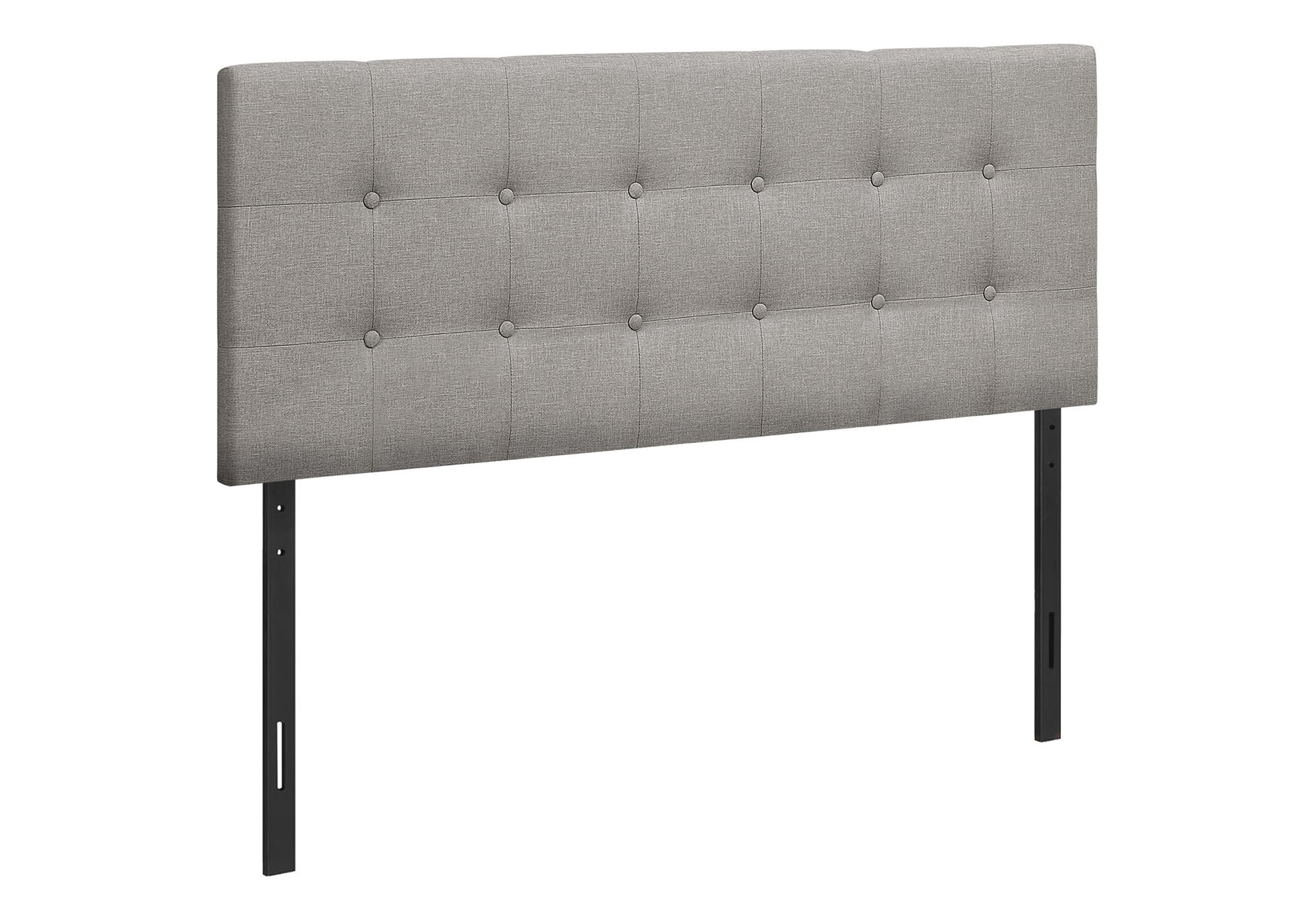 Full Size Bed Headboard Only, Upholstered, Transitional - Gray - The Sleep Loft - Online Mattress Showroom NYC