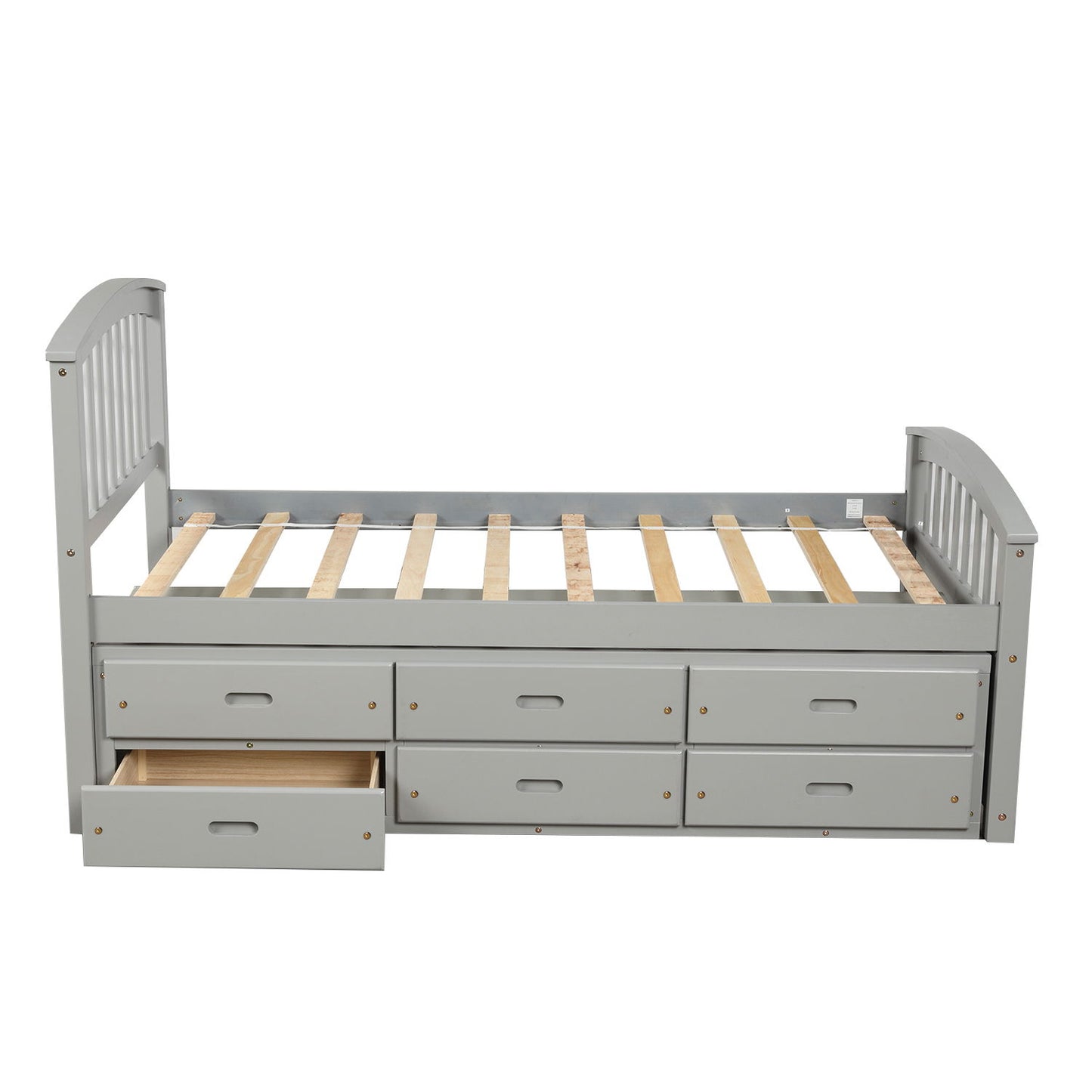 Platform Storage Bed Solid Wood Bed With 6 Drawers - The Sleep Loft - Online Mattress Showroom NYC