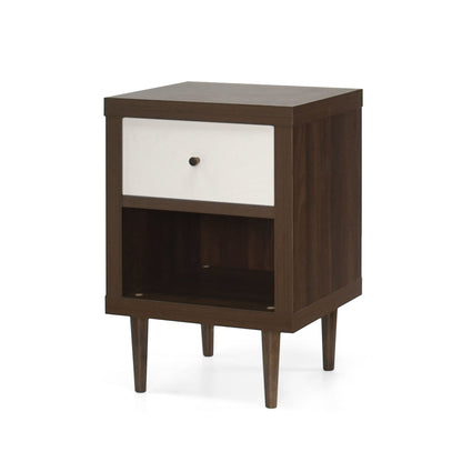 Nystrom - Single Drawer Nightstand - The Sleep Loft - Online Mattress Showroom NYC