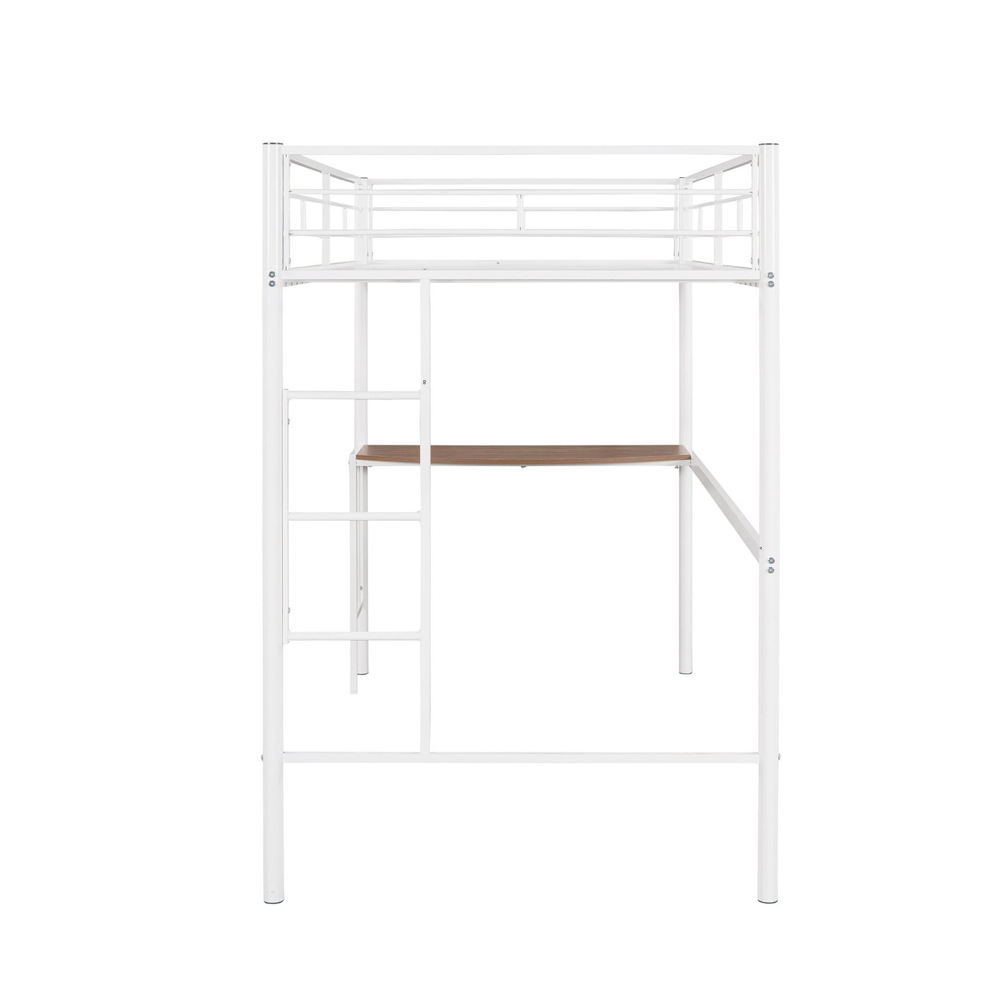 Bunk Bed With Desk, Ladder And Quality Slats For Bedroom - The Sleep Loft - Online Mattress Showroom NYC