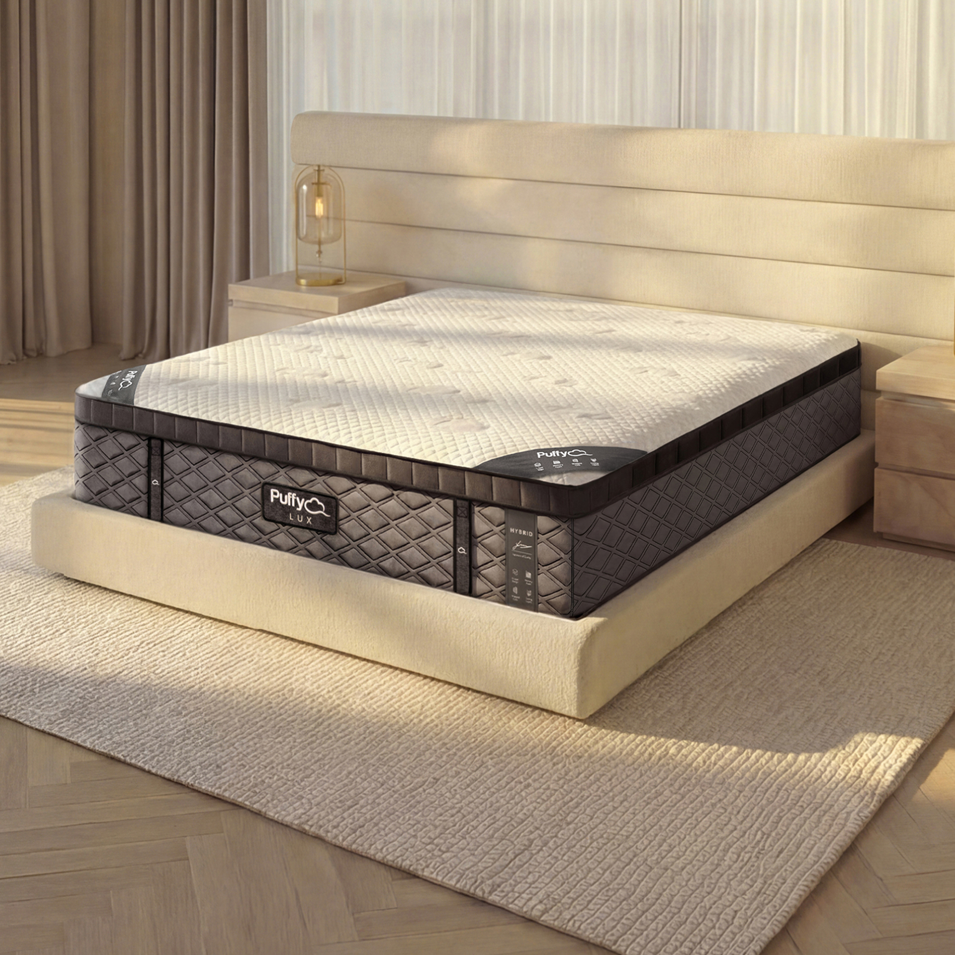 Puffy Lux Hybrid Mattress for Back Pain & Cooling Comfort - The Sleep Loft - Online Mattress Showroom NYC