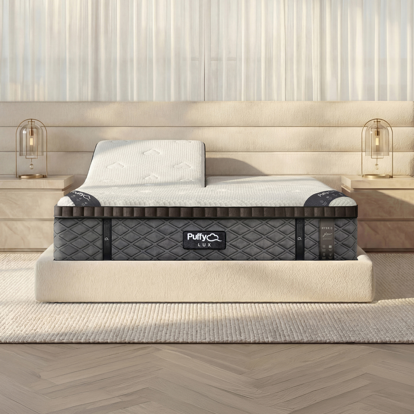 Puffy Lux Hybrid Mattress for Back Pain & Cooling Comfort - The Sleep Loft - Online Mattress Showroom NYC