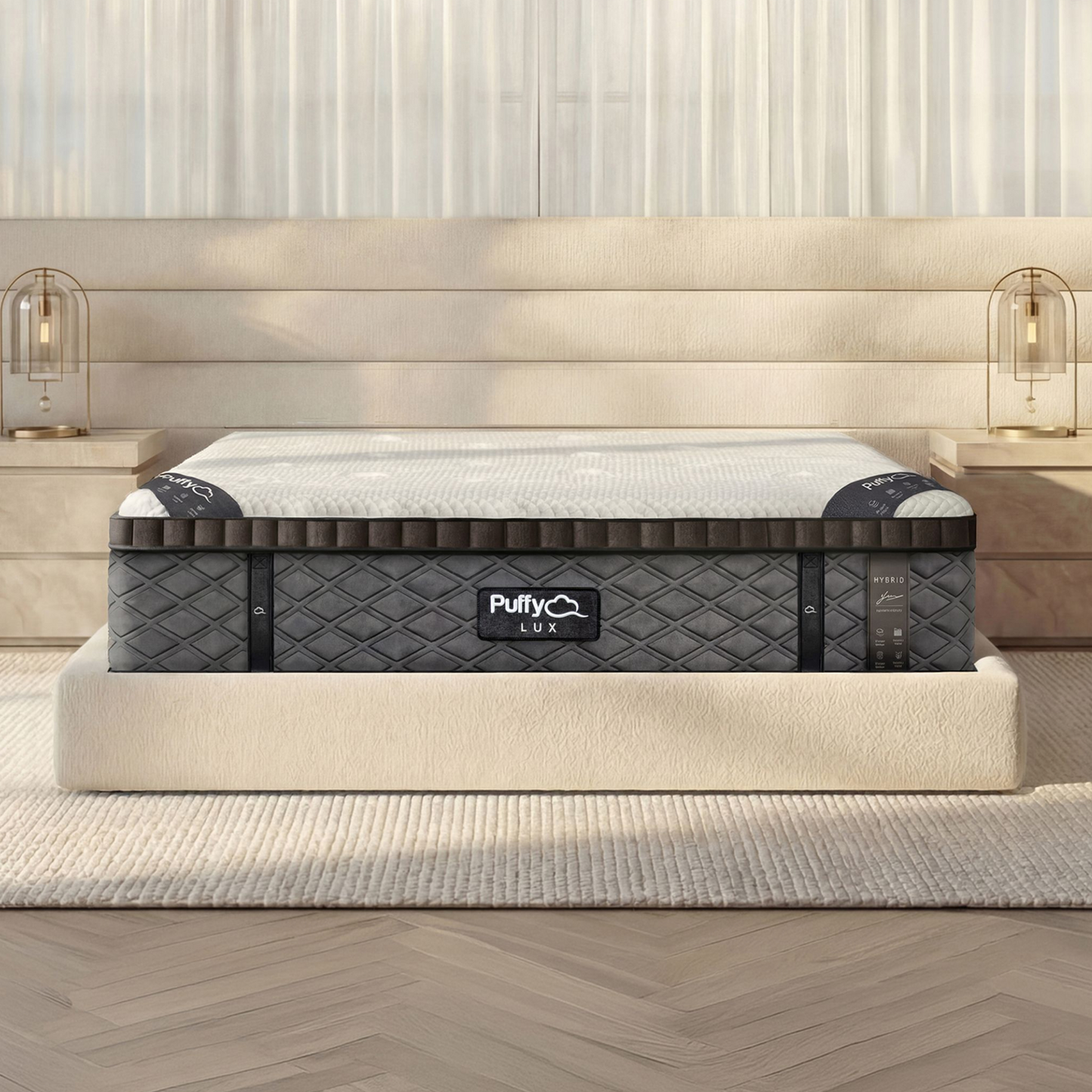 Puffy Lux Hybrid Mattress for Back Pain & Cooling Comfort - The Sleep Loft - Online Mattress Showroom NYC