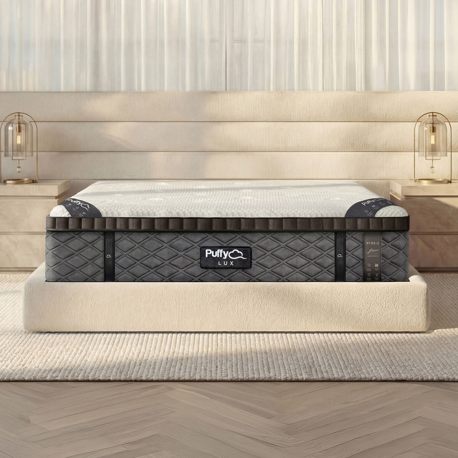 Puffy Lux Hybrid Mattress for Back Pain & Cooling Comfort - The Sleep Loft - Online Mattress Showroom NYC