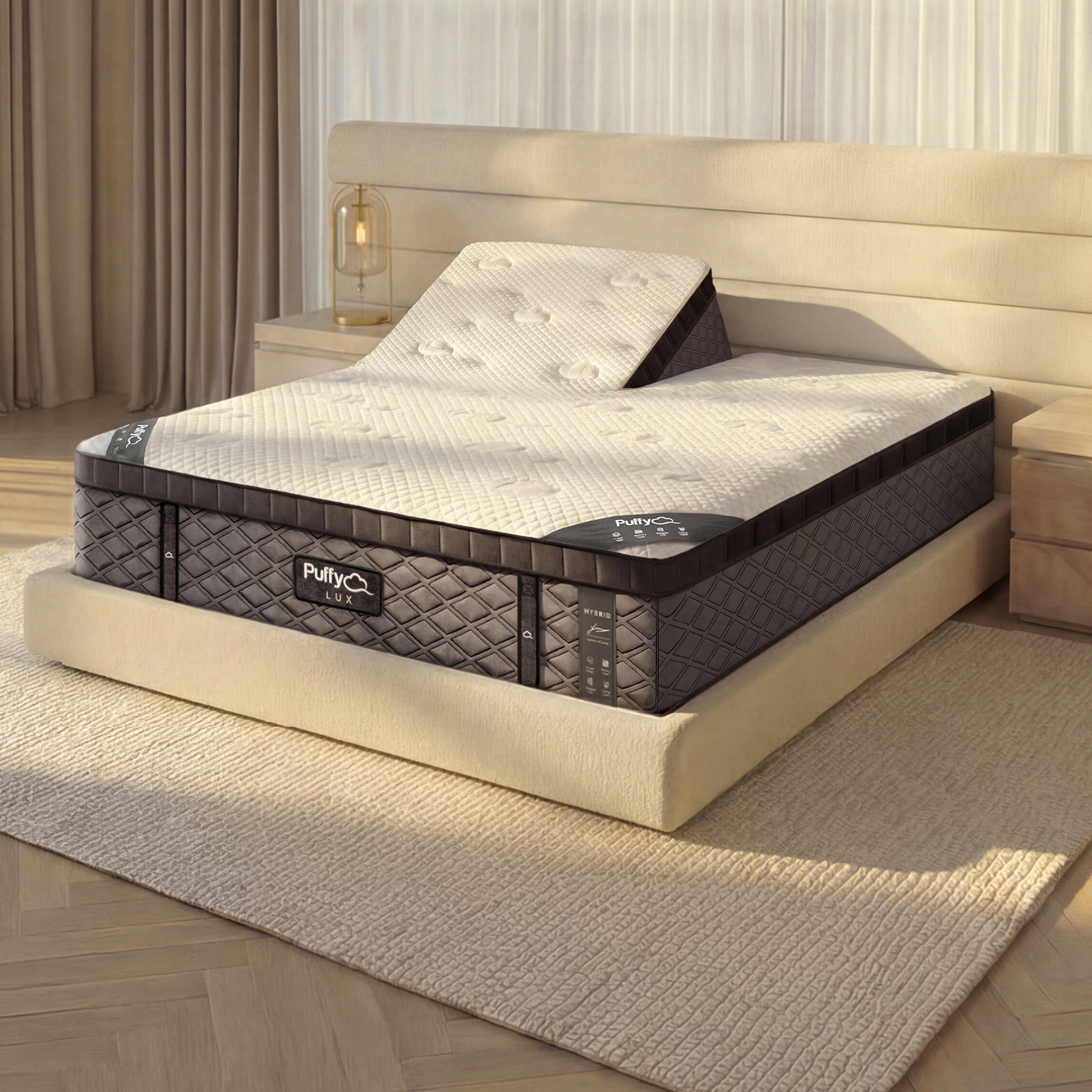 Puffy Lux Hybrid Mattress for Back Pain & Cooling Comfort - The Sleep Loft - Online Mattress Showroom NYC