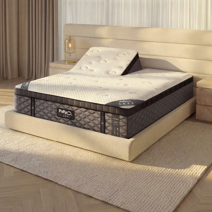 Puffy Lux Hybrid Mattress for Back Pain & Cooling Comfort - The Sleep Loft - Online Mattress Showroom NYC