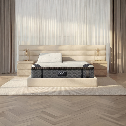 Puffy Lux Hybrid Mattress for Back Pain & Cooling Comfort - The Sleep Loft - Online Mattress Showroom NYC