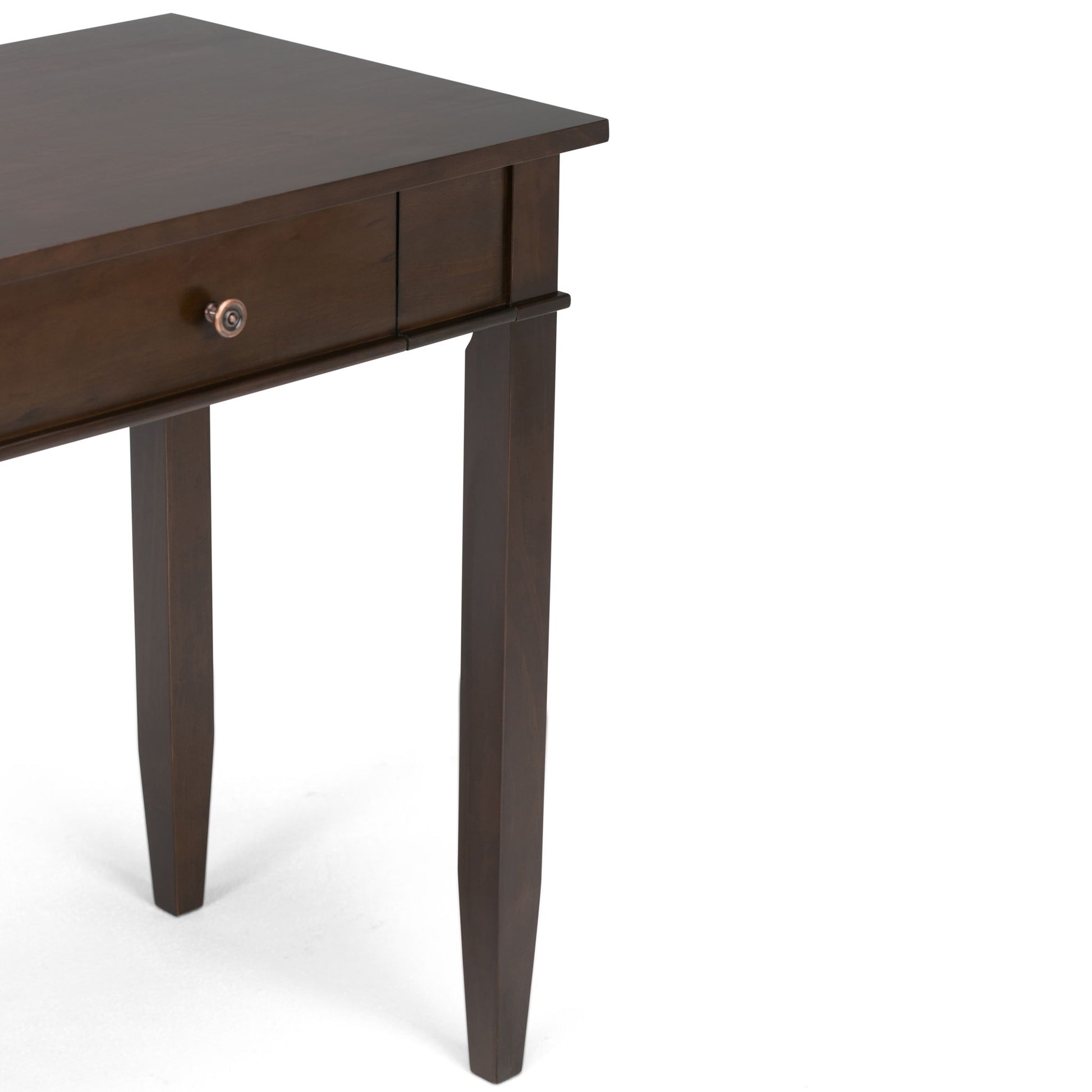 Carlton - Home Office Desk - Dark Tobacco Brown - The Sleep Loft - Online Mattress Showroom NYC
