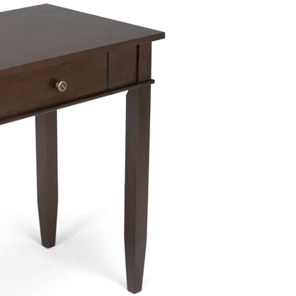 Carlton - Home Office Desk - Dark Tobacco Brown - The Sleep Loft - Online Mattress Showroom NYC