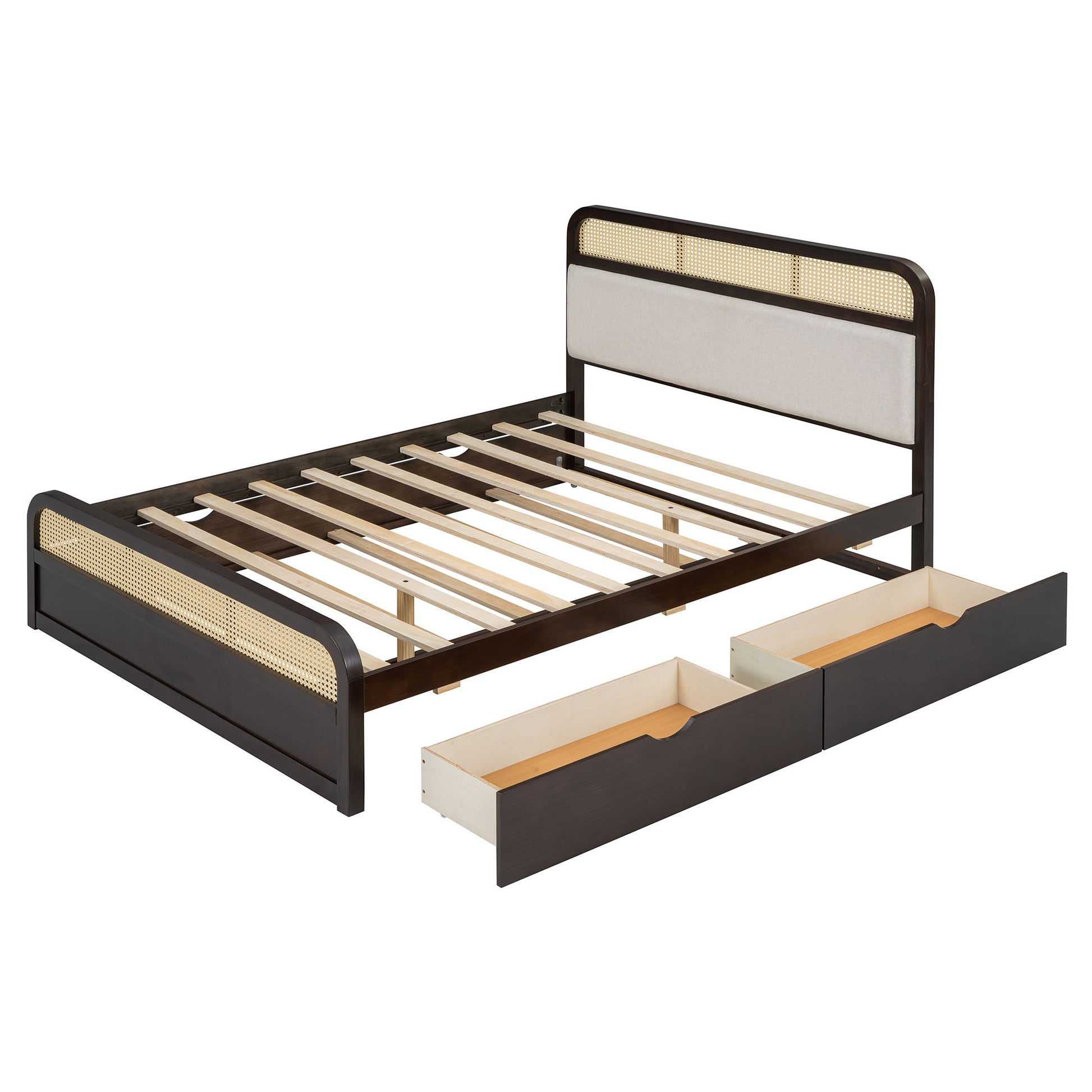 Platform Bed With Trundle And 2 Drawers - The Sleep Loft - Online Mattress Showroom NYC
