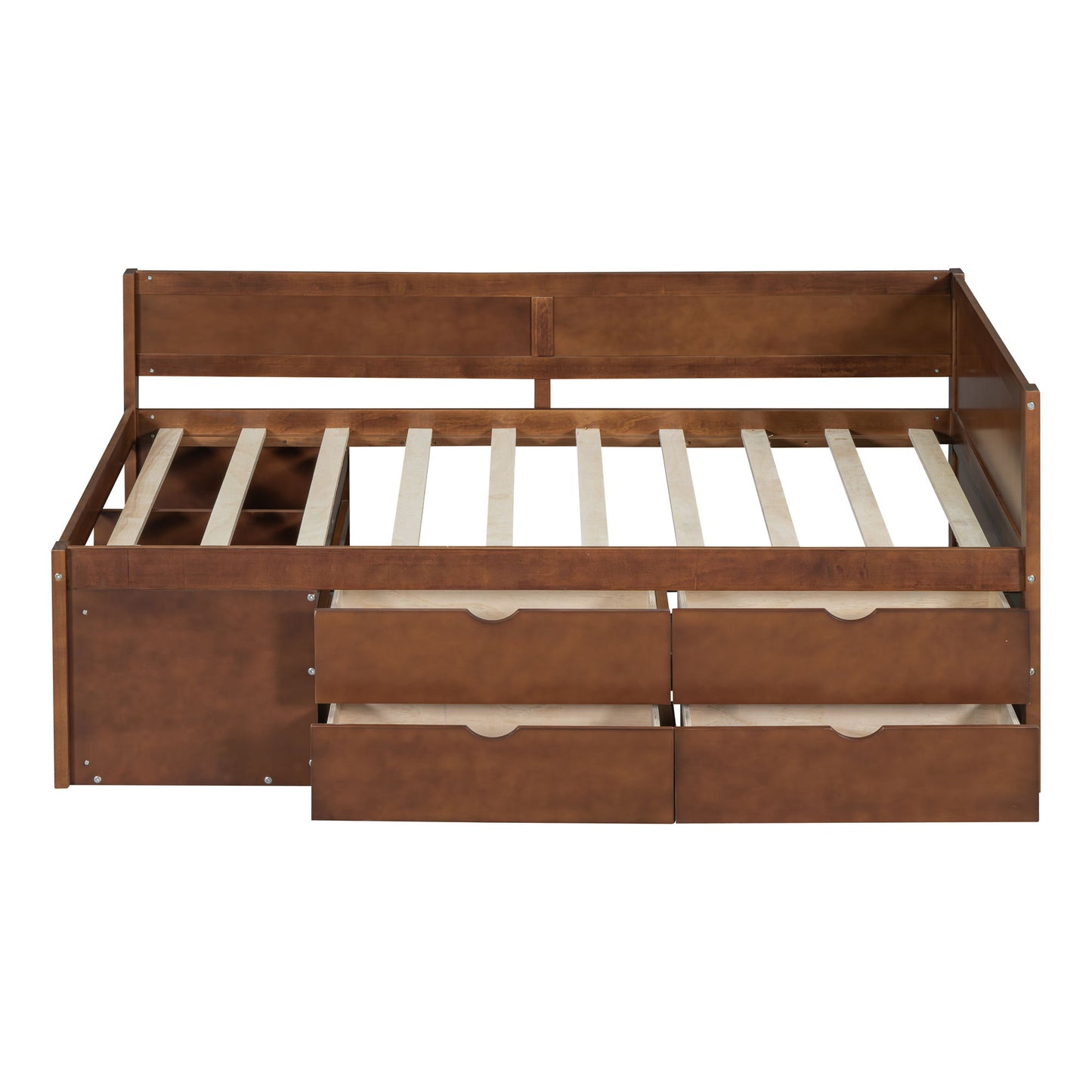 Daybed With Drawers And Shelves - The Sleep Loft - Online Mattress Showroom NYC