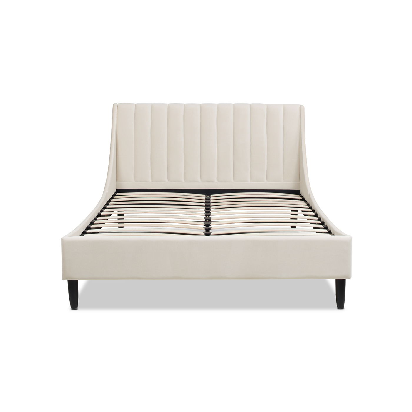 Aspen - Vertical Tufted Modern Headboard Platform Bed Set - The Sleep Loft - Online Mattress Showroom NYC