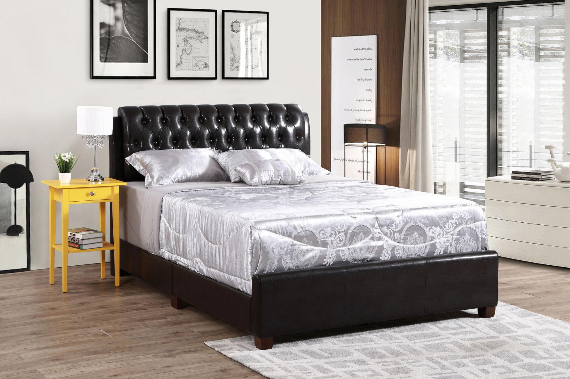 Tufted Upholstered Bed - The Sleep Loft - Online Mattress Showroom NYC