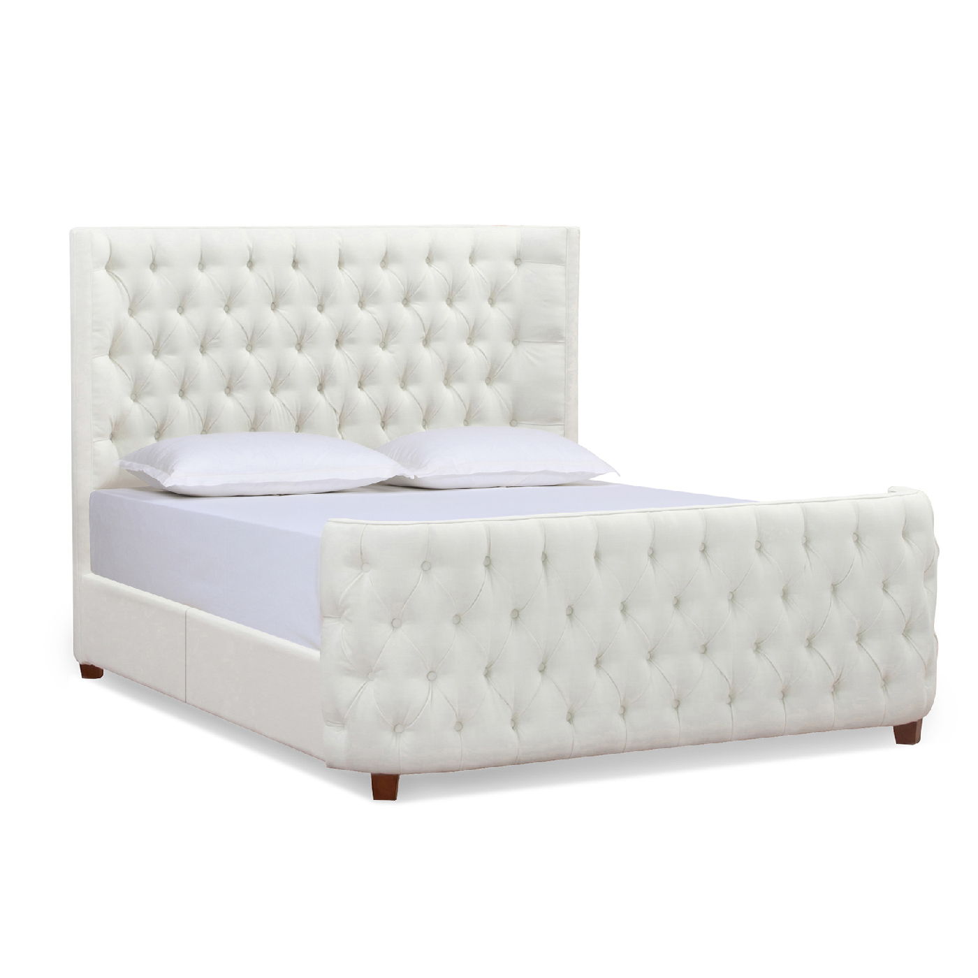 Brooklyn - Tufted Panel Bed Headboard And Footboard Set - The Sleep Loft - Online Mattress Showroom NYC