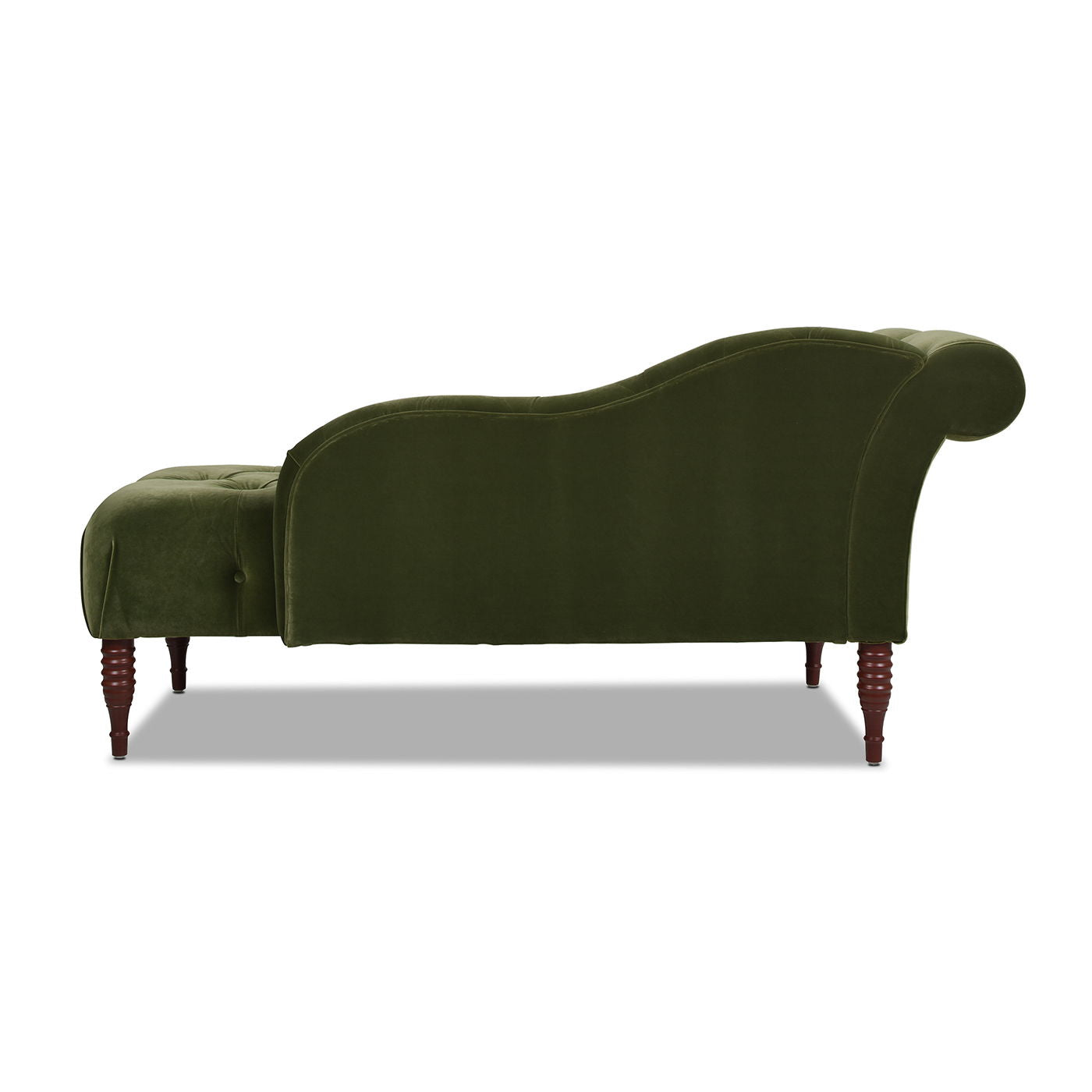 Samuel - Tufted Roll Arm Chaise Lounge - The Sleep Loft - Online Mattress Showroom NYC