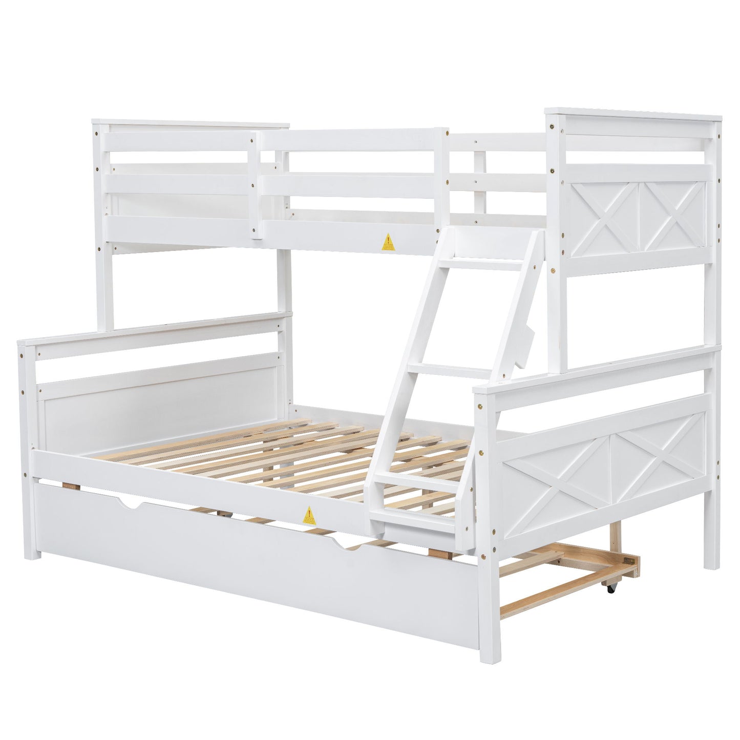 Bunk Bed With Ladder And Safety Guardrail - The Sleep Loft - Online Mattress Showroom NYC