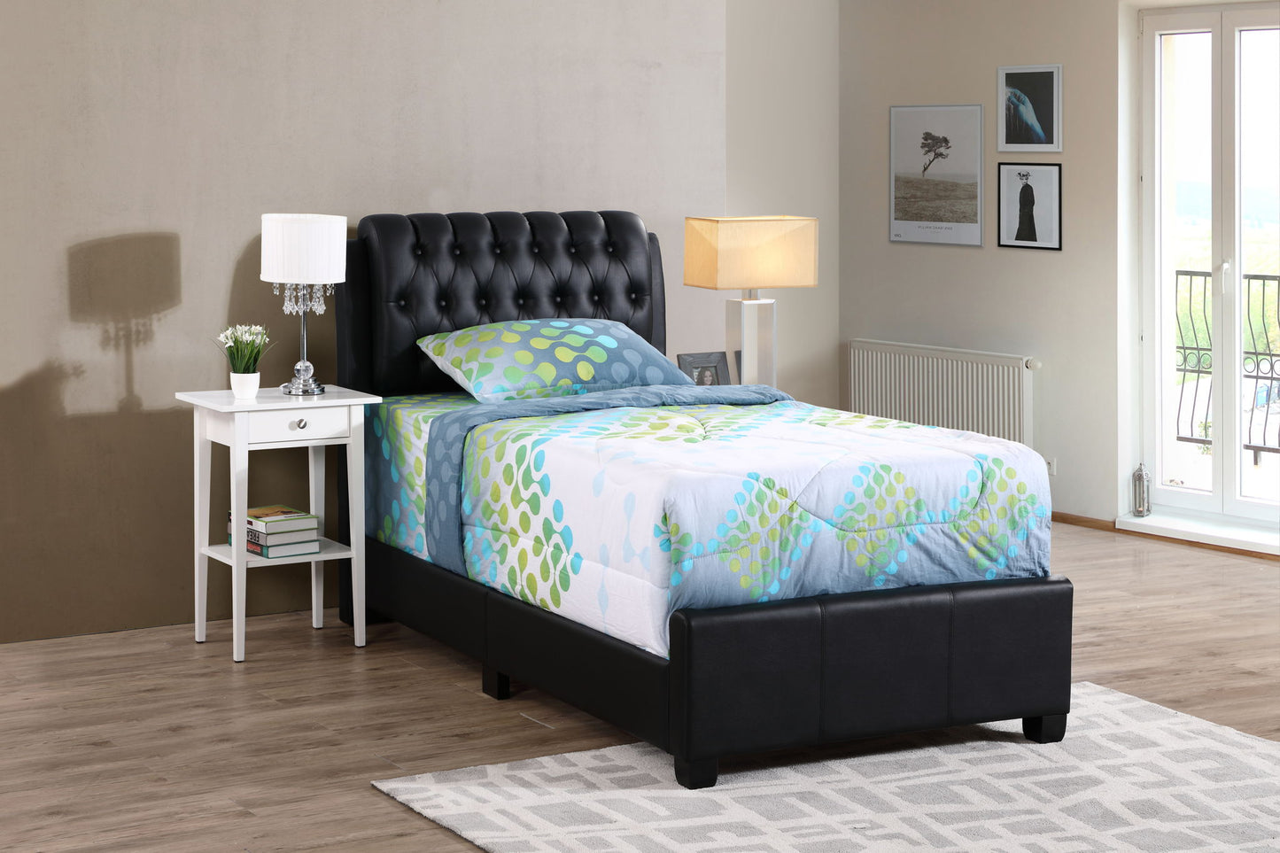 Tufted Upholstered Bed - The Sleep Loft - Online Mattress Showroom NYC