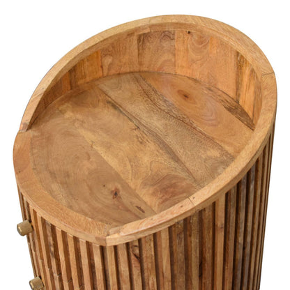 Soba - Bedside Table, 4 Drawer - Oak - The Sleep Loft - Online Mattress Showroom NYC