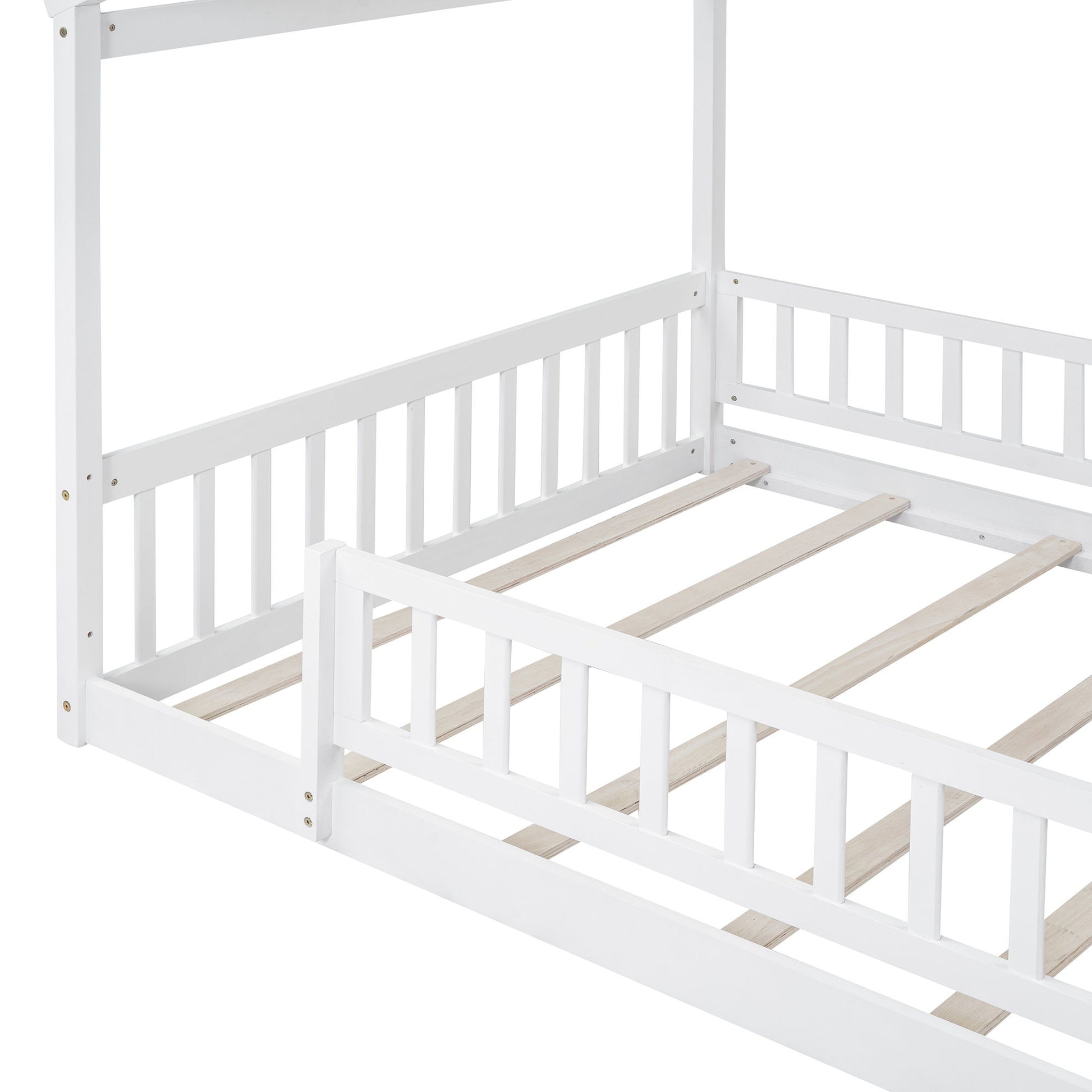 Bed House Bed Frame With Fence - The Sleep Loft - Online Mattress Showroom NYC