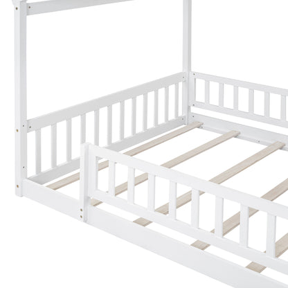 Bed House Bed Frame With Fence - The Sleep Loft - Online Mattress Showroom NYC