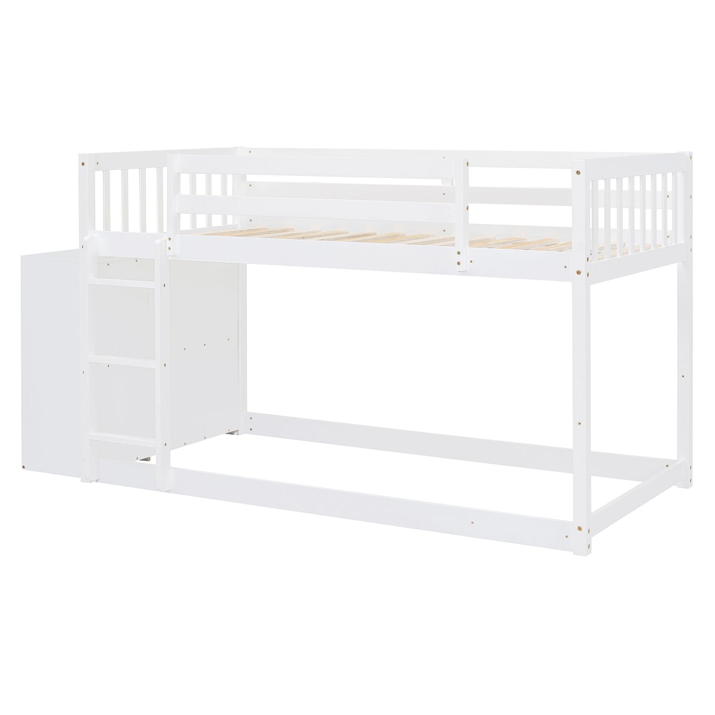 Bunk Bed With 4 Drawers And 3 Shelves - The Sleep Loft - Online Mattress Showroom NYC