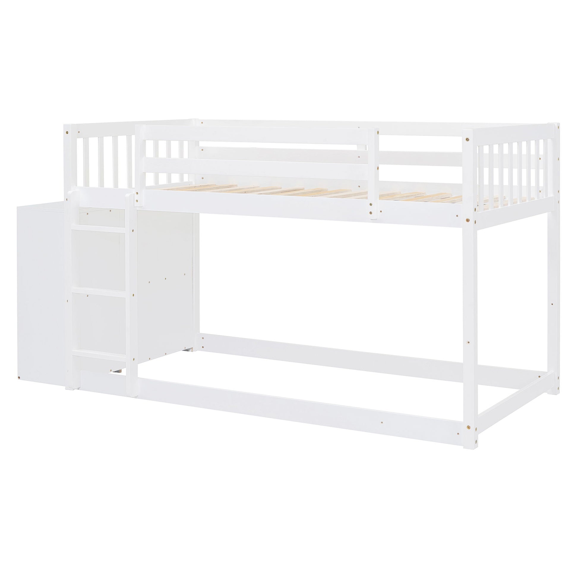 Bunk Bed With 4 Drawers And 3 Shelves - The Sleep Loft - Online Mattress Showroom NYC
