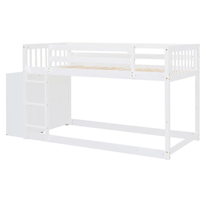 Bunk Bed With 4 Drawers And 3 Shelves - The Sleep Loft - Online Mattress Showroom NYC
