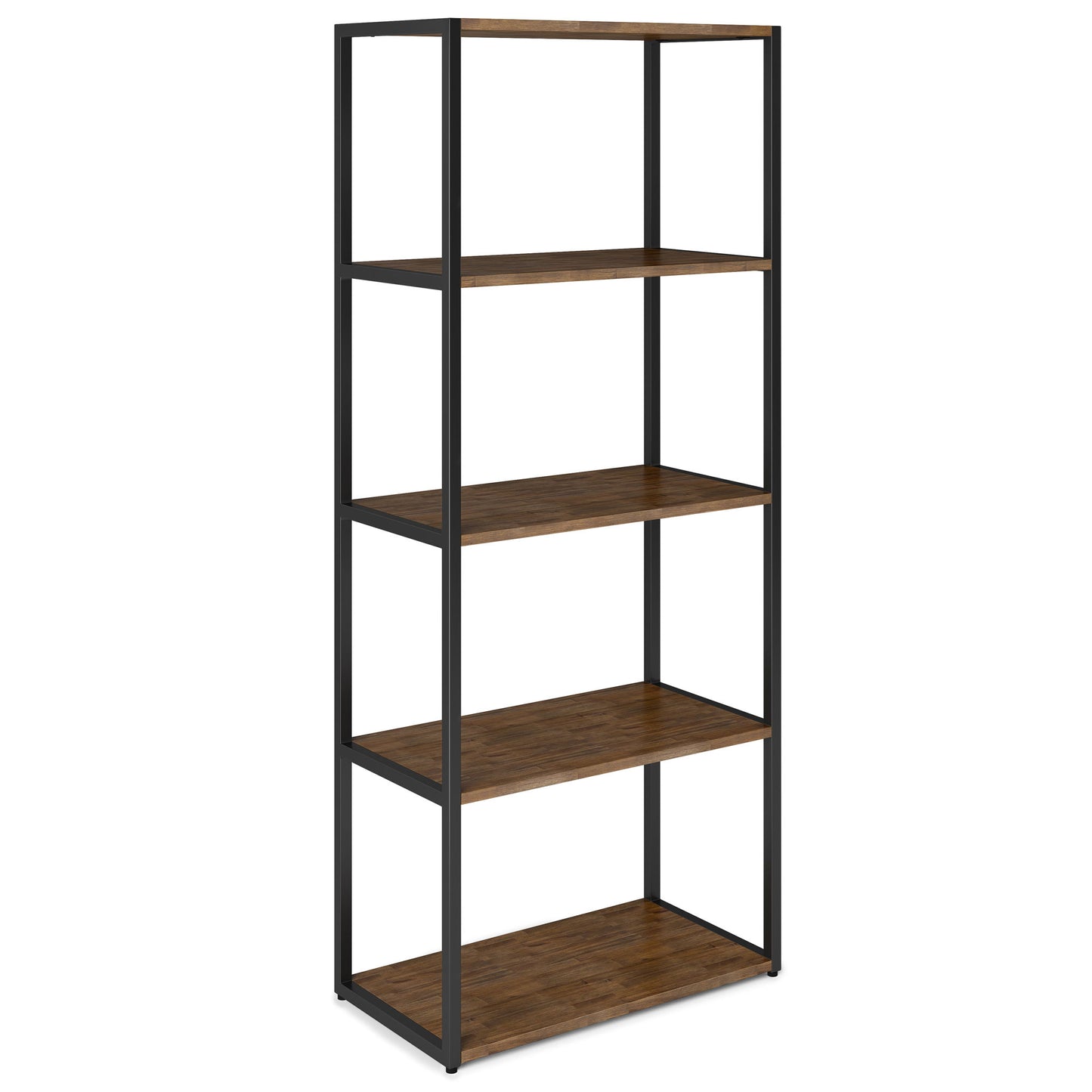 Ralston - Bookcase - Rustic Natural Aged Brown - The Sleep Loft - Online Mattress Showroom NYC