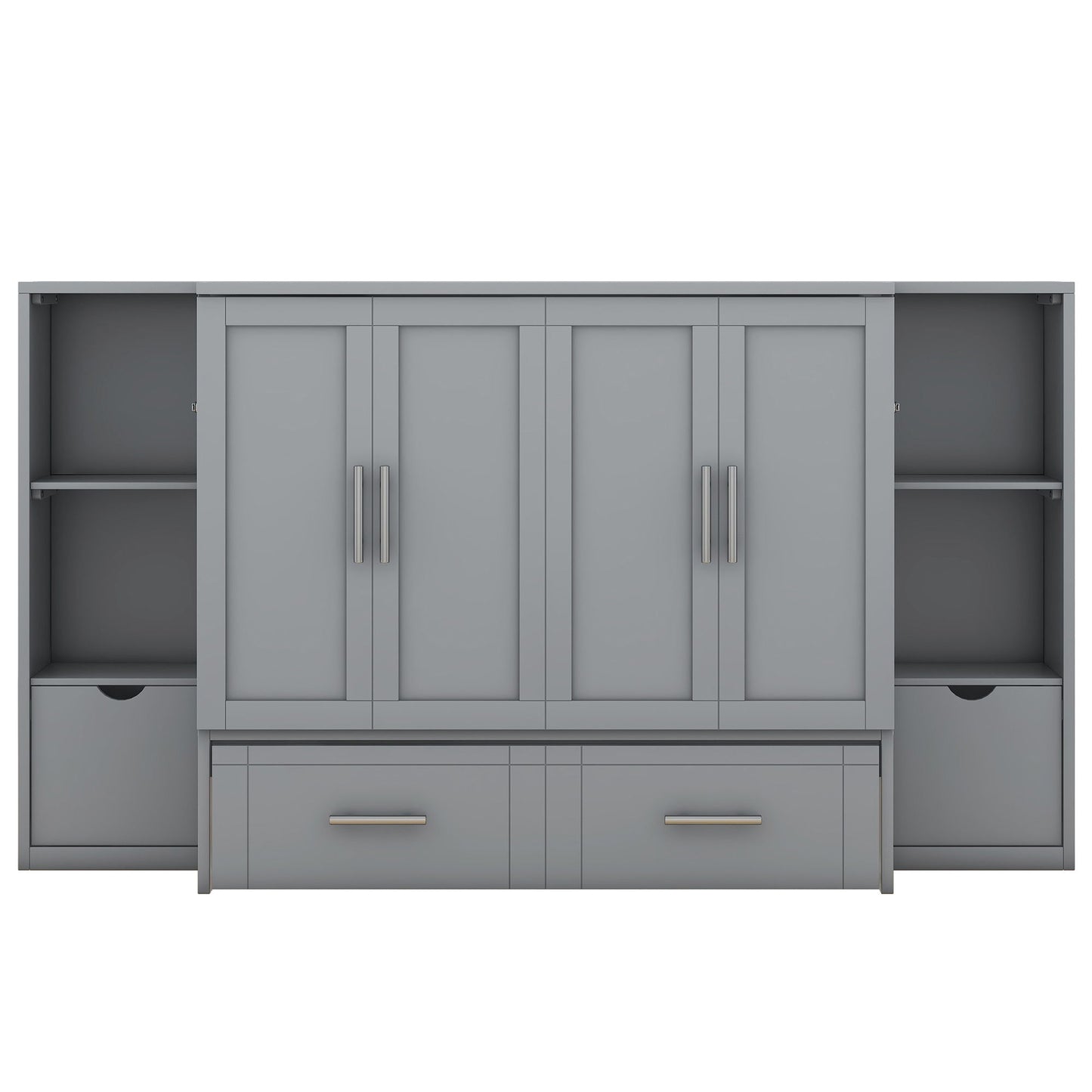 Murphy Bed With Shelves, Drawers And USB Ports - The Sleep Loft - Online Mattress Showroom NYC