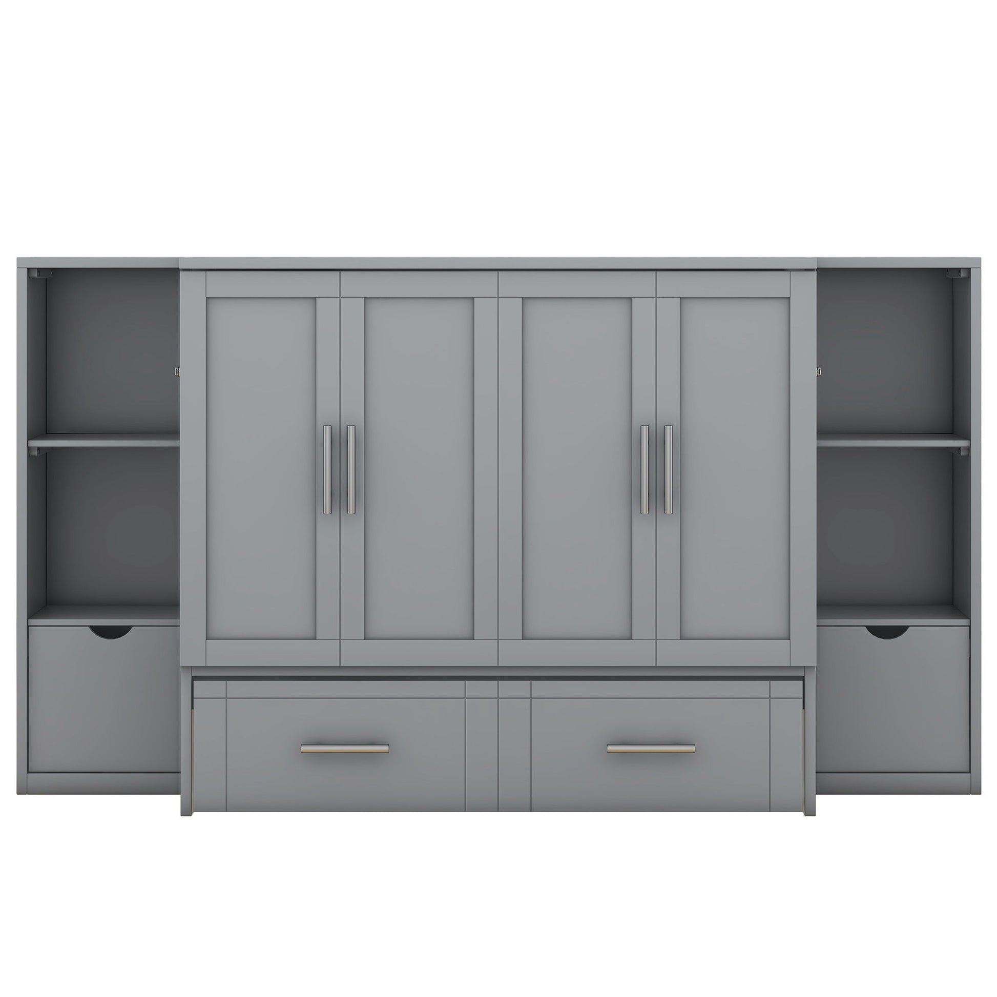 Murphy Bed With Shelves, Drawers And USB Ports - The Sleep Loft - Online Mattress Showroom NYC