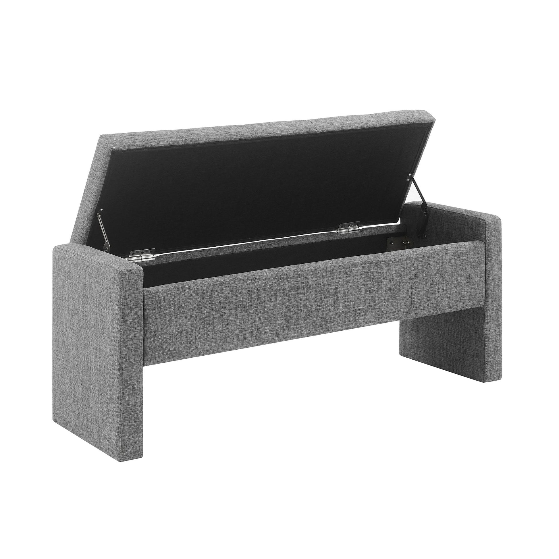 Modern Upholstered Large Bed End Bench With Storage - The Sleep Loft - Online Mattress Showroom NYC