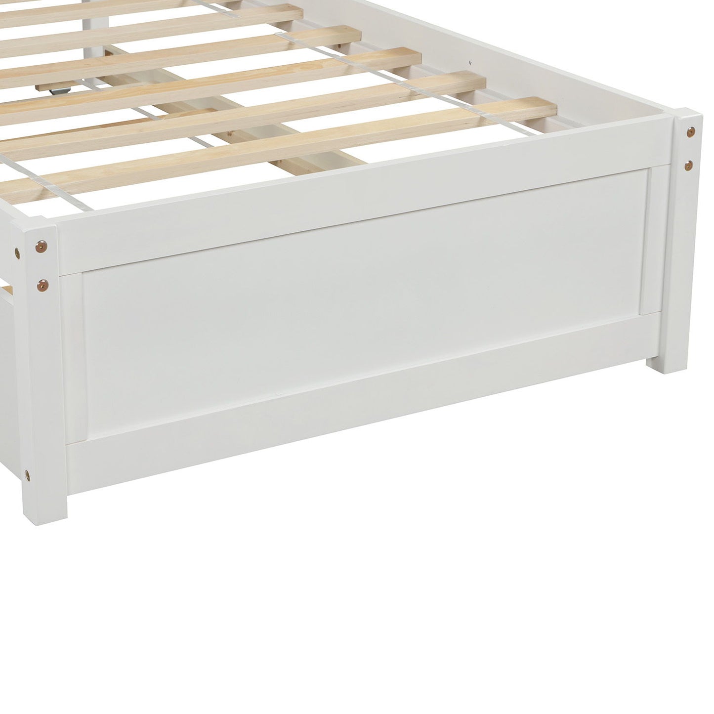 Platform Bed Wood Bed Frame With Trundle - The Sleep Loft - Online Mattress Showroom NYC
