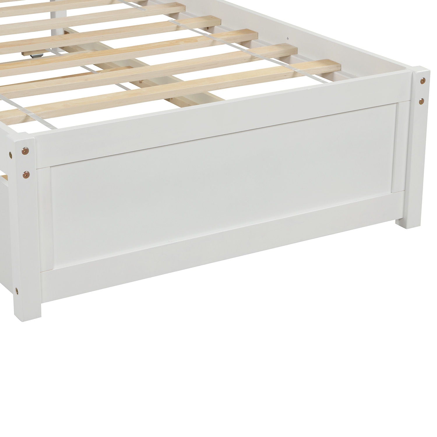 Platform Bed Wood Bed Frame With Trundle - The Sleep Loft - Online Mattress Showroom NYC