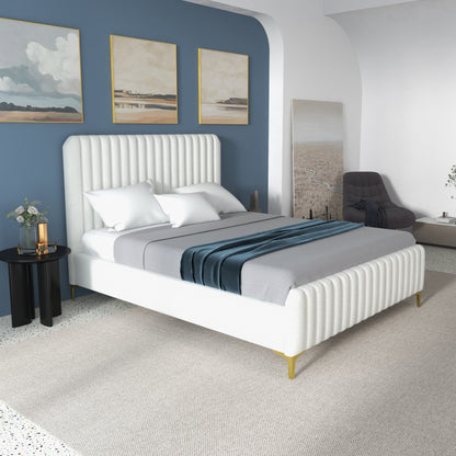 Valery - Upholstered Platform Bed - The Sleep Loft - Online Mattress Showroom NYC