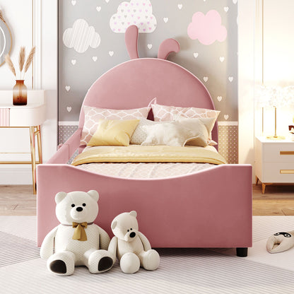 Upholstered Daybed With Rabbit Ear Shaped Headboard - The Sleep Loft - Online Mattress Showroom NYC