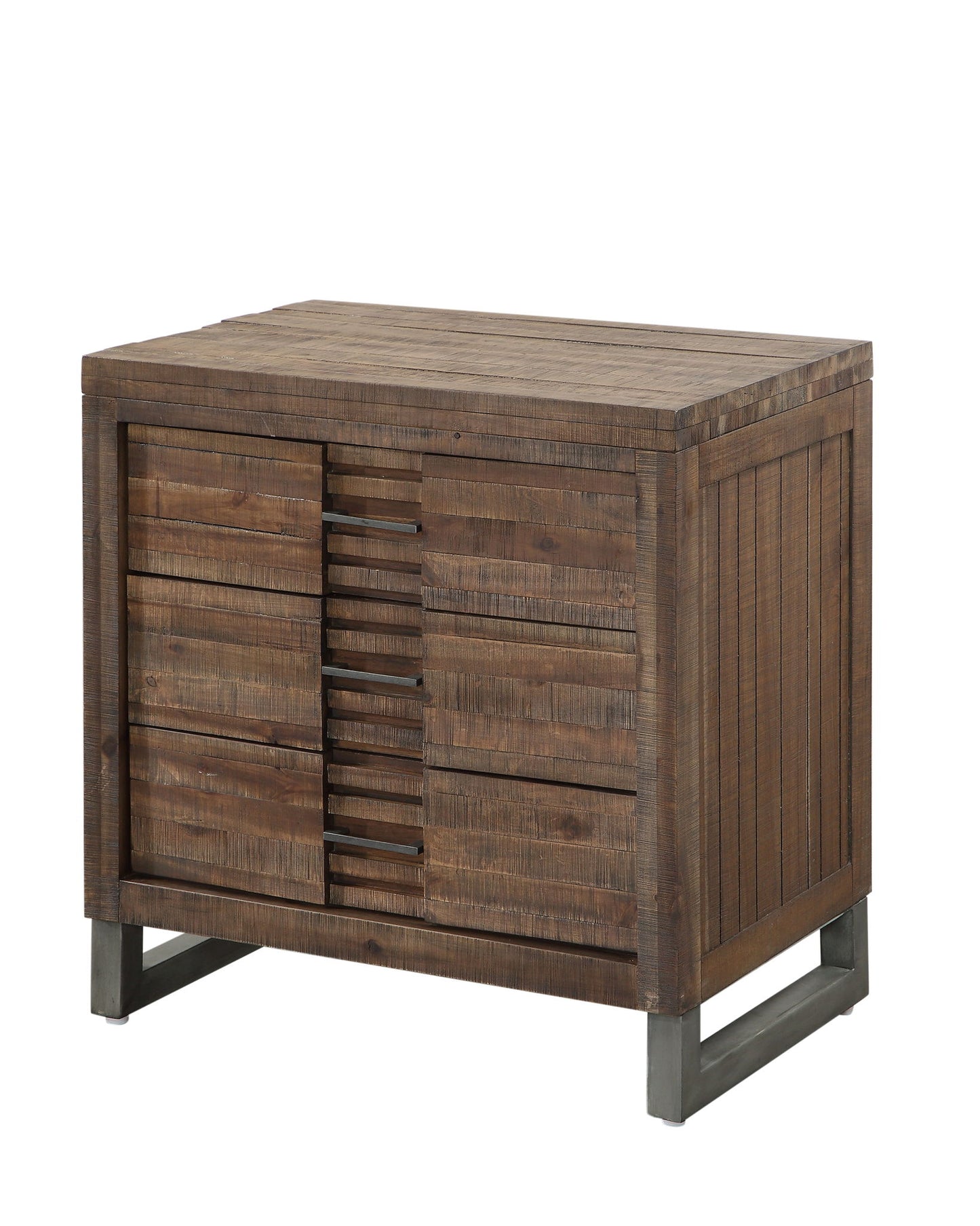 Andria - Reclaimed Nightstand - Oak - The Sleep Loft - Online Mattress Showroom NYC