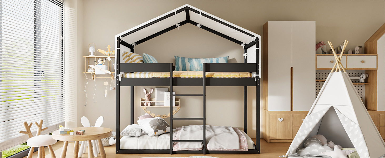 Bunk Bed With Tent - The Sleep Loft - Online Mattress Showroom NYC