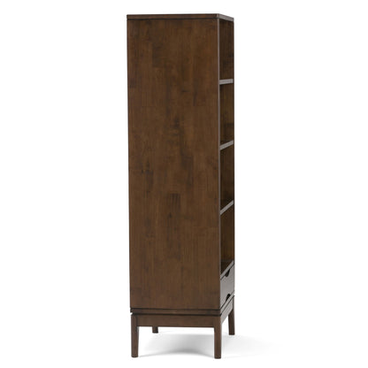 Harper - Bookcase With Storage - Walnut Brown - The Sleep Loft - Online Mattress Showroom NYC