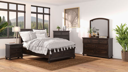 Nightstand Two Storage Drawers - The Sleep Loft - Online Mattress Showroom NYC