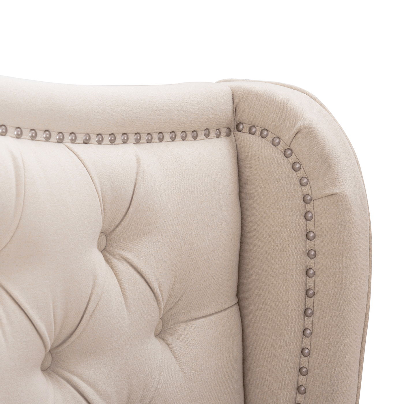 Marcella - Upholstered Shelter Headboard Bed Set - The Sleep Loft - Online Mattress Showroom NYC